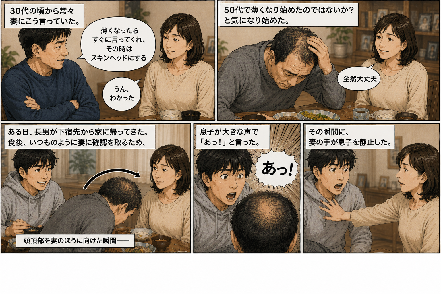 育毛記録 第1話